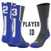 Chaussette ID player Royal/Gris