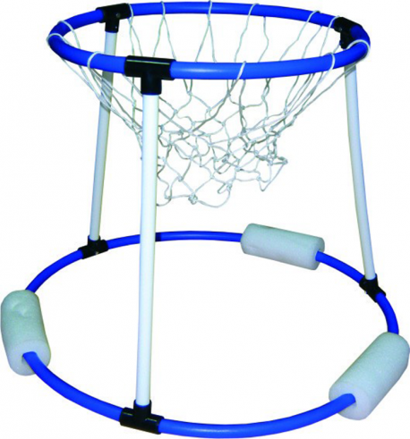 Floating basketball hoop