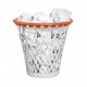 Basket-shaped waste garbage can