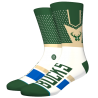 NBA Shortcut Milwaukee Bucks socks