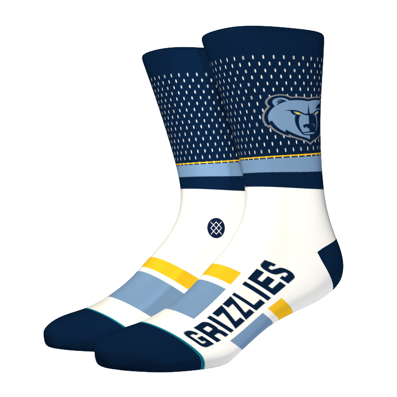 NBA Shortcut socks from the Memphis Grizzlies