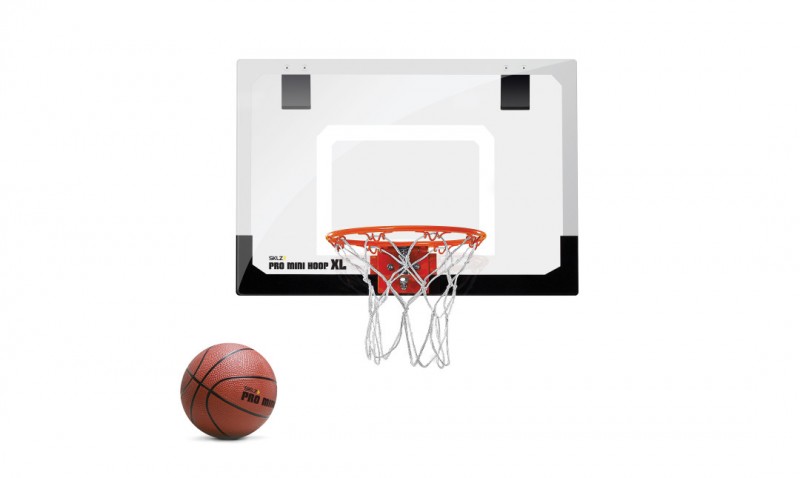 Mini panier de basket d'intérieur 40 x 30 cm pour enfants avec 3