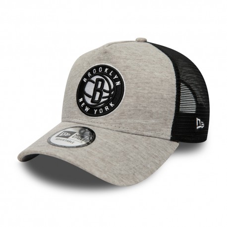 Brooklyn Nets essential grey A-Frame trucker cap