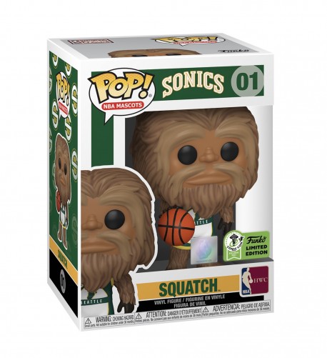 NBA Sonics Pop mascot figure