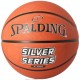 Silver Spalding all surfaces rubber basketball