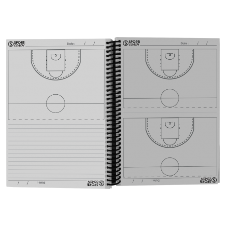 Basketball spiral notebook