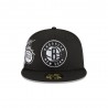 Brooklyn NetsLA Lakers Back Half 59Fifty fitted cap