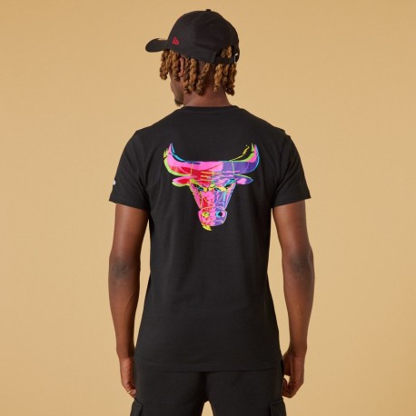T-shirt NEW ERA Chicago Bulls Neon Graphic