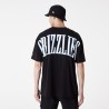 New Era Memphis Grizzlies NBA Arch Wordmark Black Oversized T-Shirt