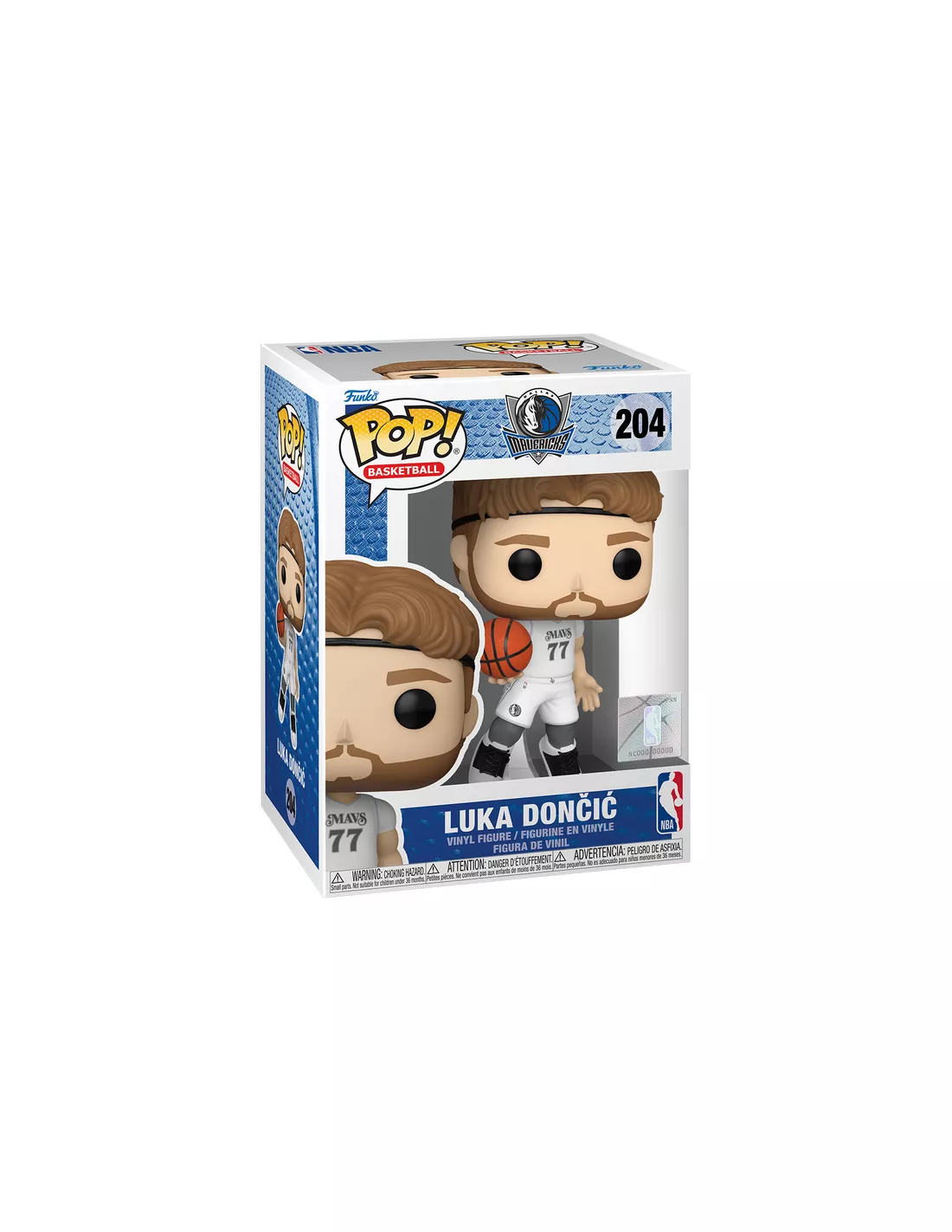 Funko NBA Pop Figure #204 of Luka Doncic at the aDallas