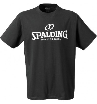 T-shirt manches courtes Logo Spalding noir